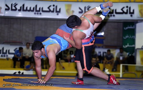 مرحله نهایی رقابت های لیگ کشتی پهلوانی نوجوانان کشور- تهران